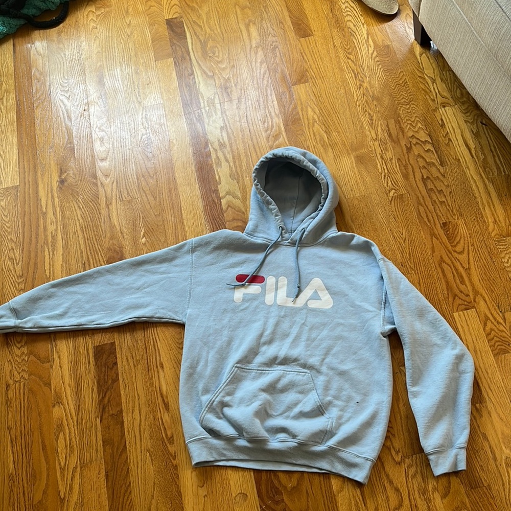 Womens Fila Swearshirt Light Blue